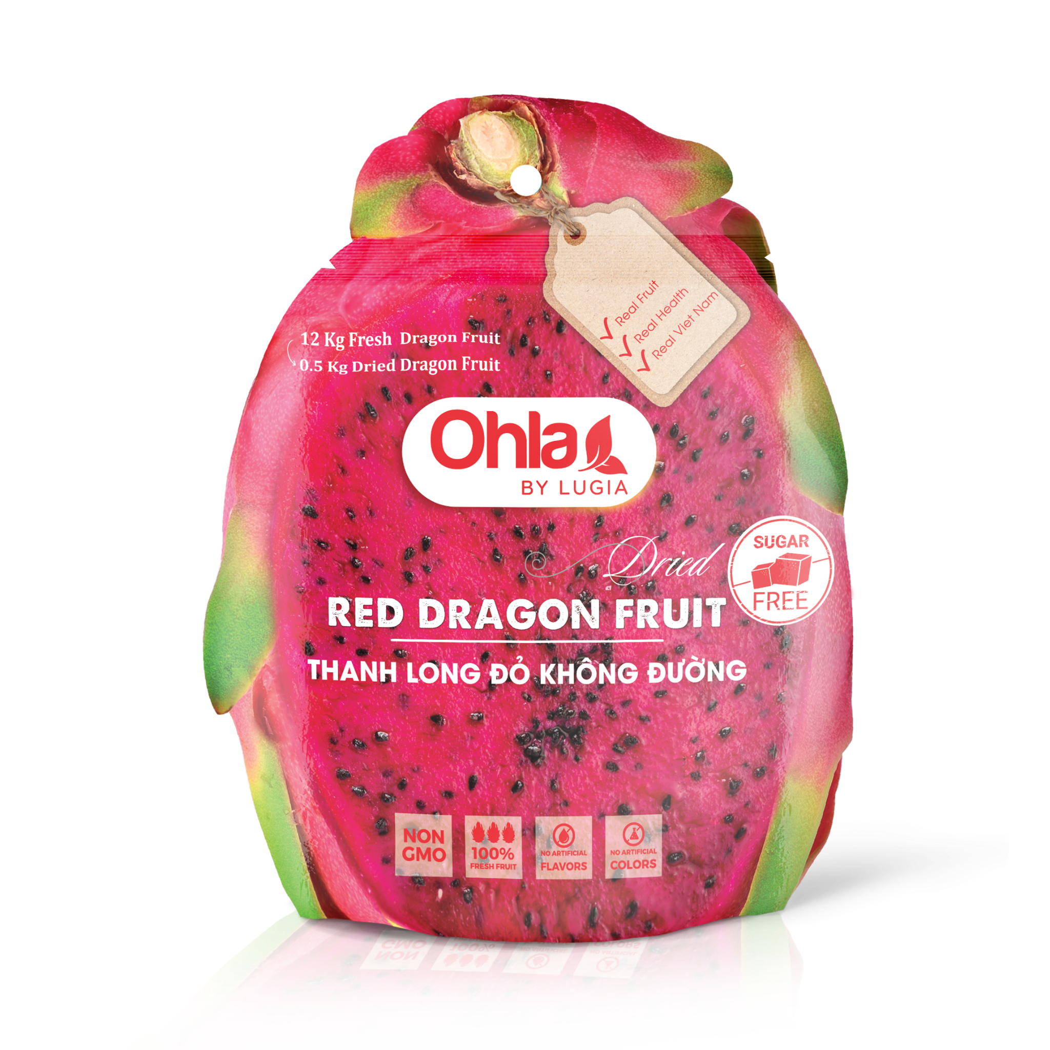Soft-Dried Red Dragon Fruit